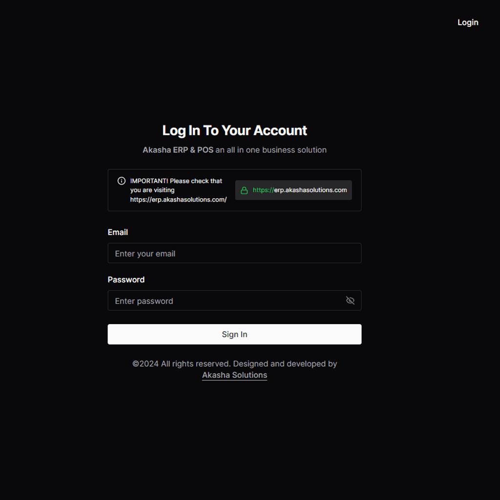 ERP Login